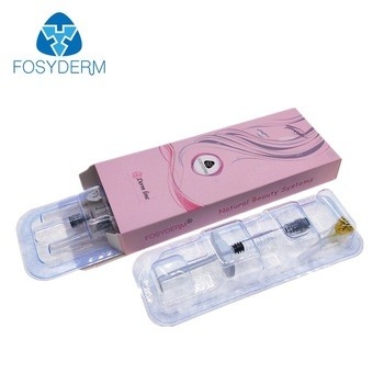 Remplisseur cutané d'injection d'acide hyaluronique de l'esthétique 1ml de Fosyderm pour l'amélioration de lèvres